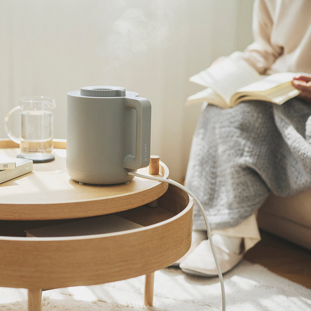 LAViNO ラビーノ ホットモイスト (スチーム式卓上加湿器)