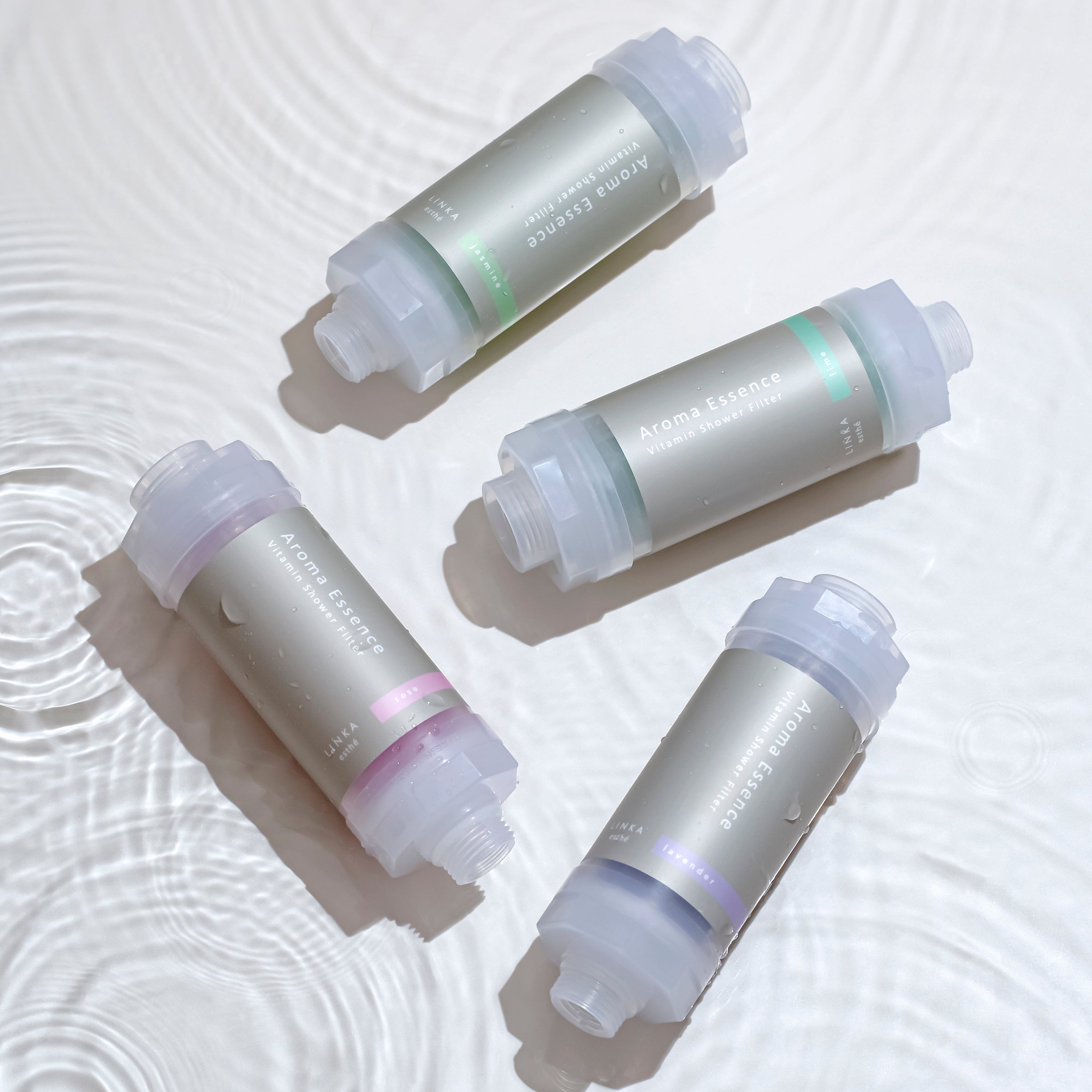 LINKA esthé アロマエッセンス ビタミンシャワーフィルター 4個 ギフトボックス