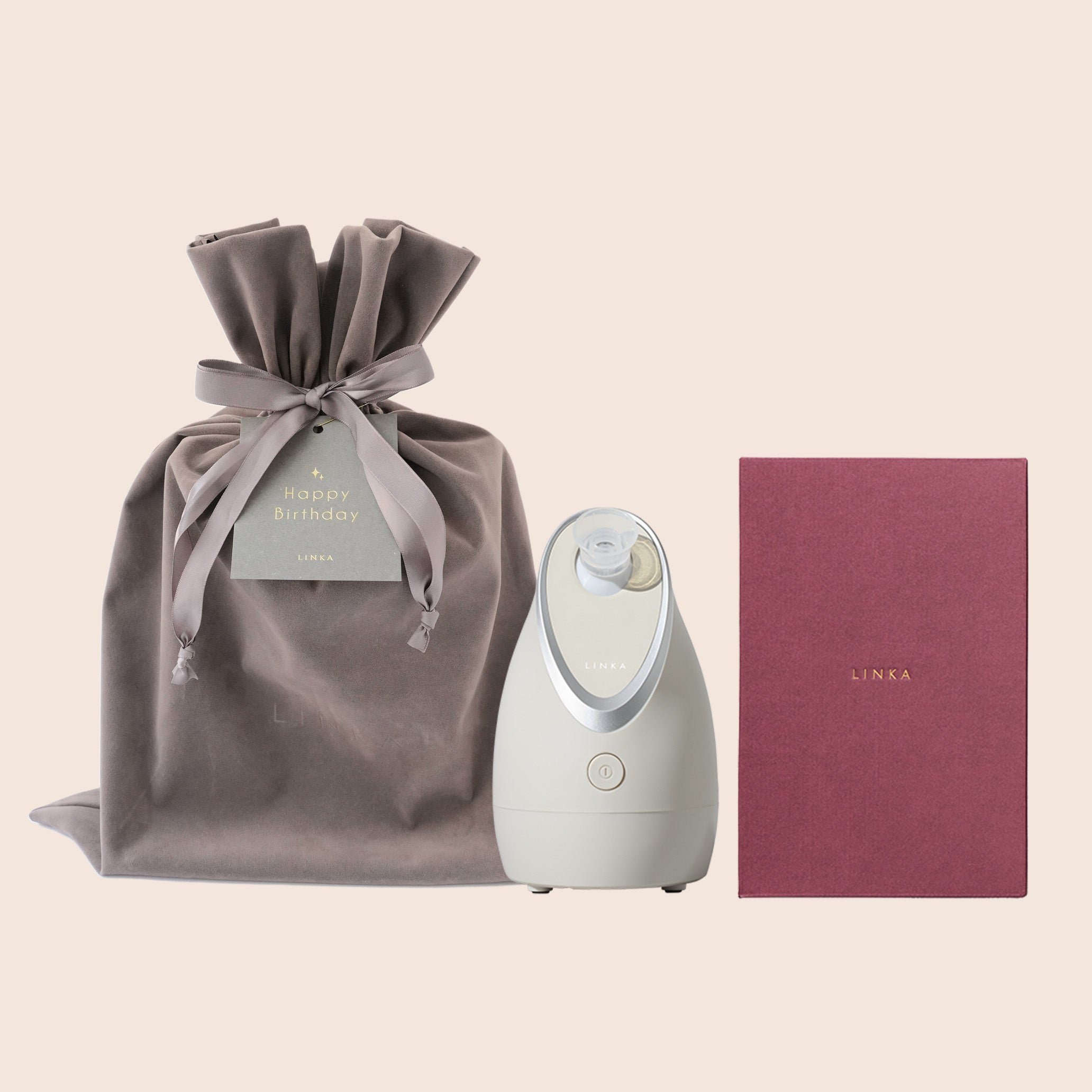 LINKA イオンフェイススチーマー（スチーム美顔器）